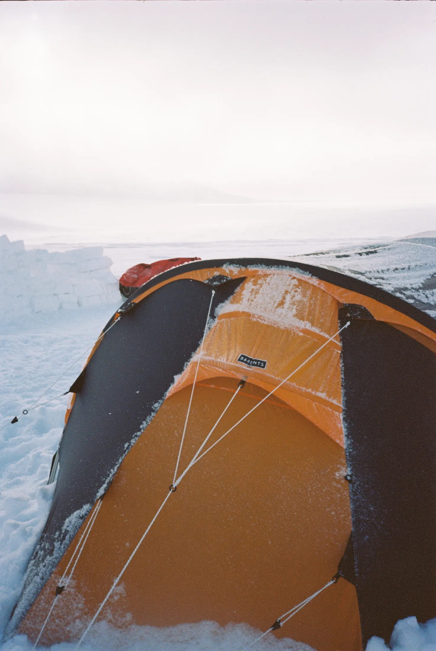 Campement sous tente au Svalbard